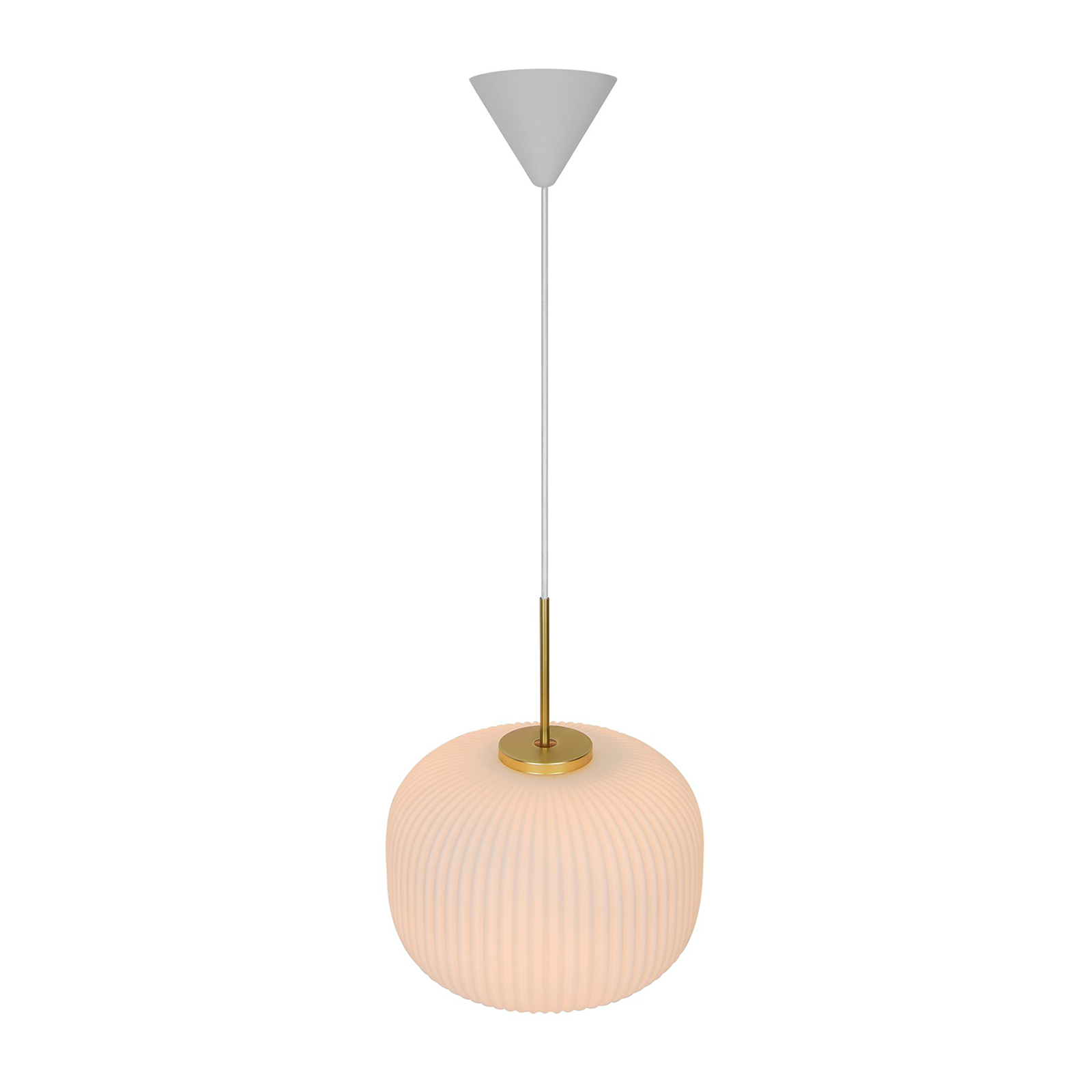 Nordlux Milford 30 Pendant 柔褶系列 玻璃吊燈 30 cm