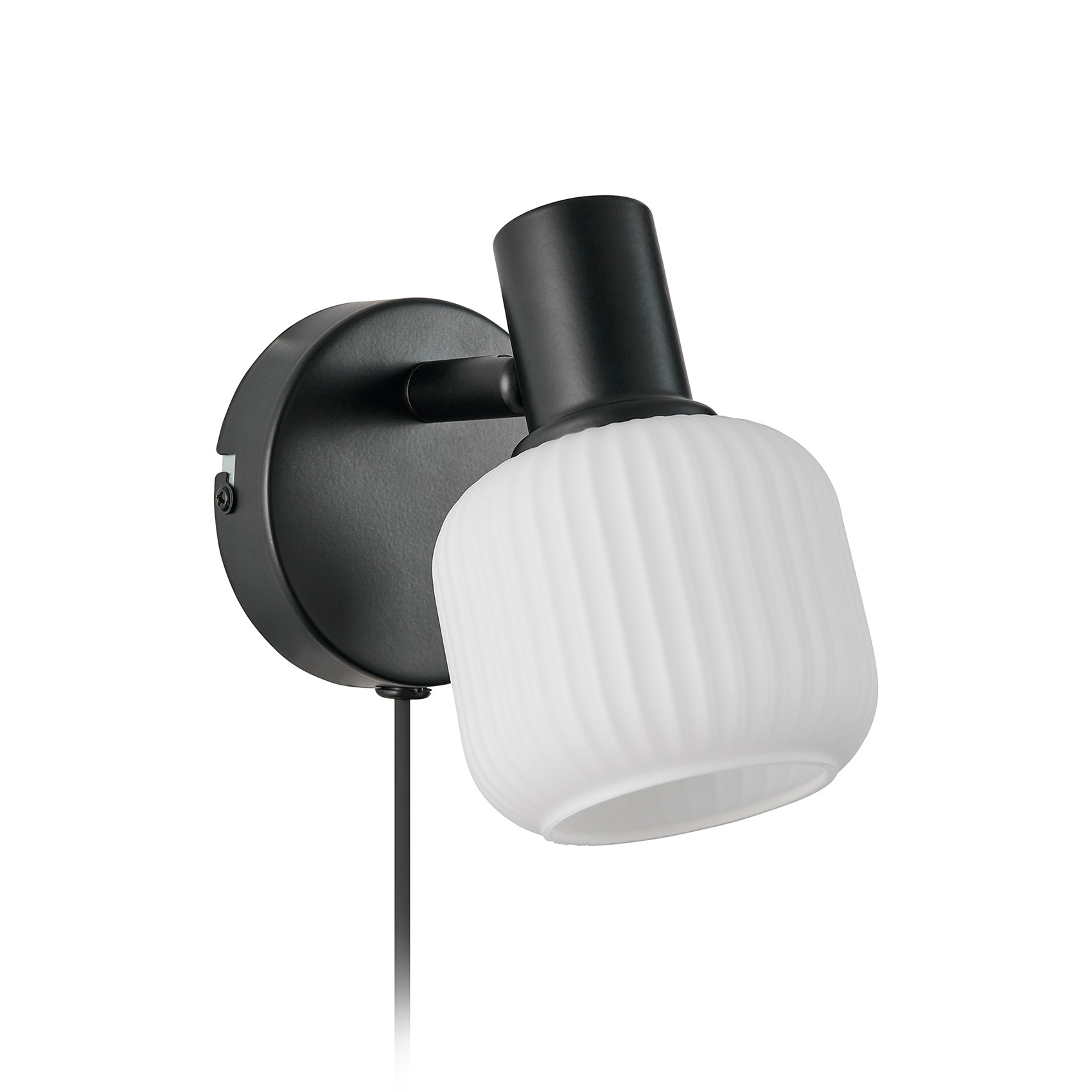 Nordlux Milford Mini Wall Lamp 柔褶系列 玻璃壁燈 - 小尺寸