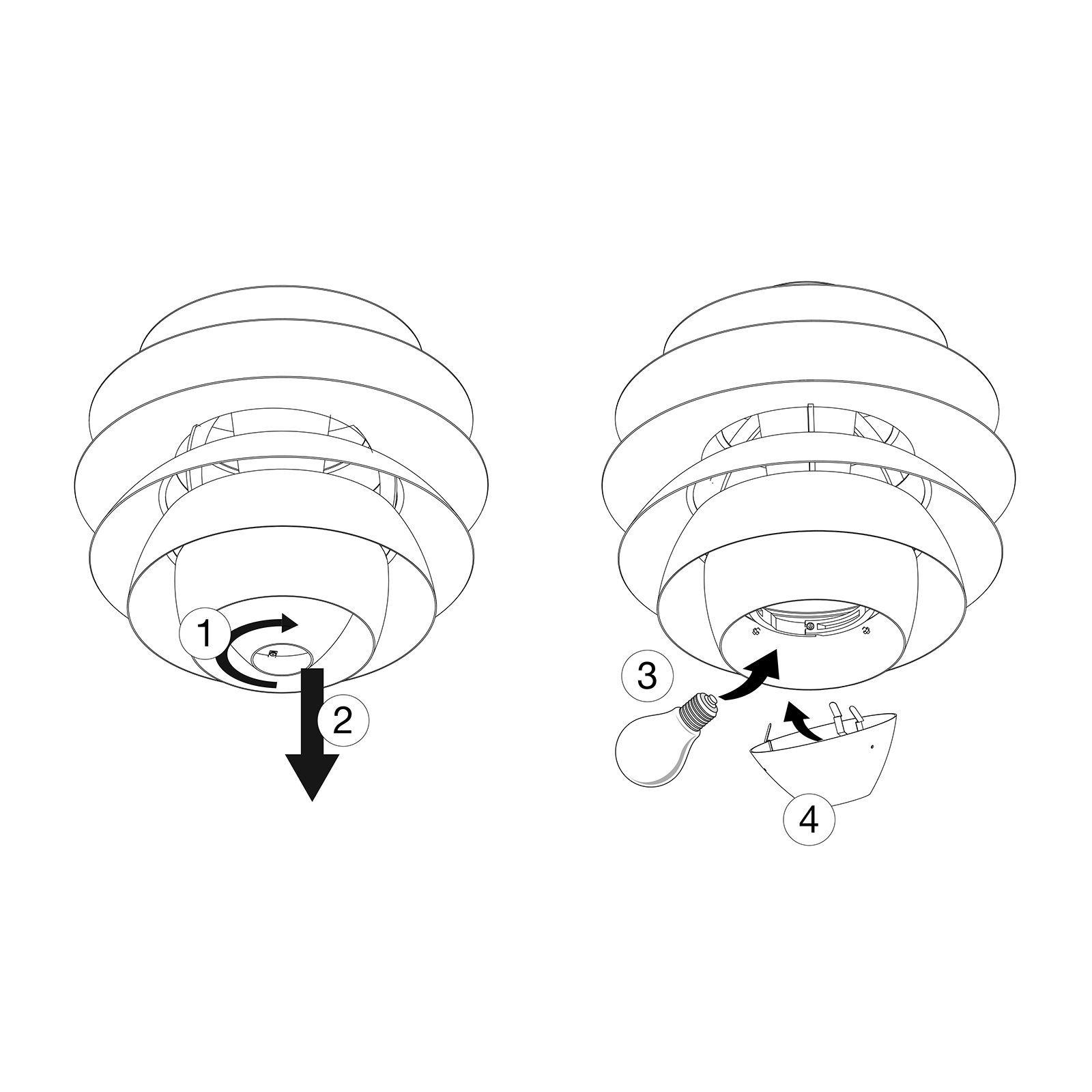 Louis Poulsen PH Snowball Suspension Lamp 雪球 金屬吊燈