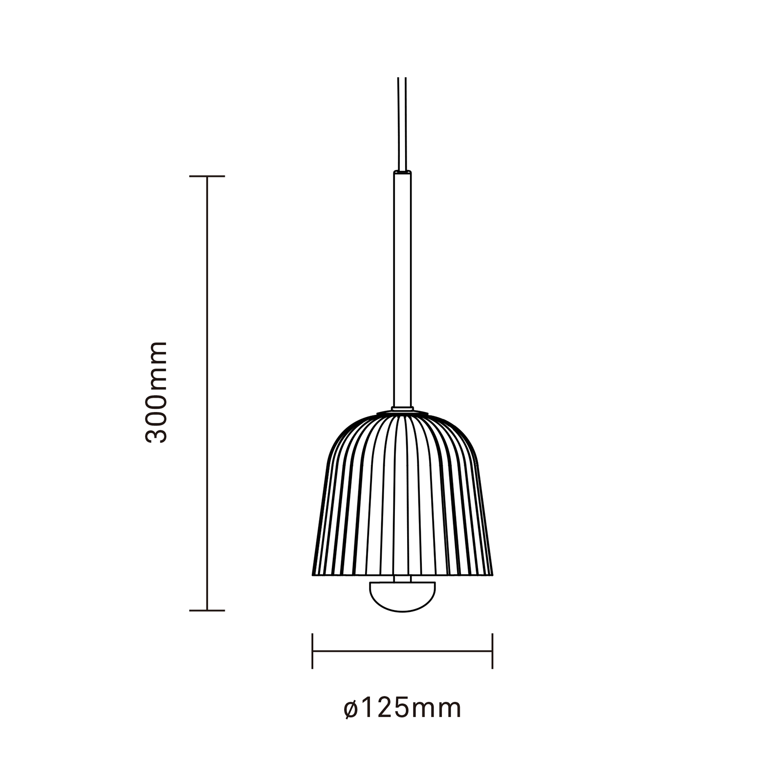 Nuura Asteea 1 Pendant Light 鈴蘭系列 花朵吊燈 - 單燈款