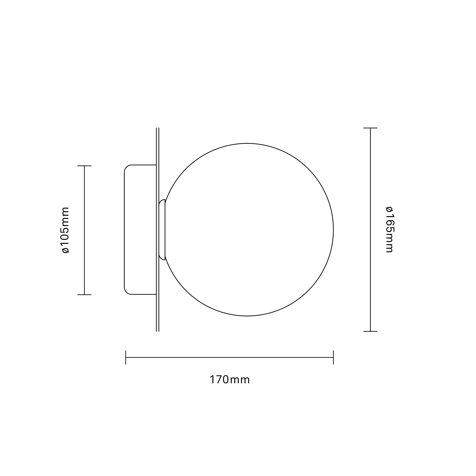 Nuura Liila 1 Outdoor Wall Lamp IP54 莉拉系列 壁/頂燈 - 戶外款 16.5 cm