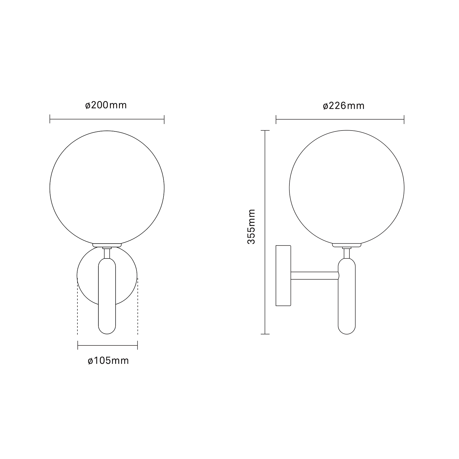 Nuura Miira Wall Outdoor Lamp IP54 米拉系列 圓球壁燈 - 戶外款