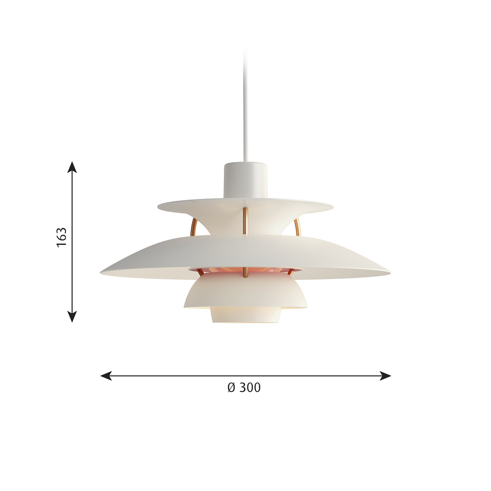 保羅漢寧森 PH5 Mini 四層次吊燈 - 小尺寸款 Louis Poulsen PH 5 Mini Suspension Lamp 30cm