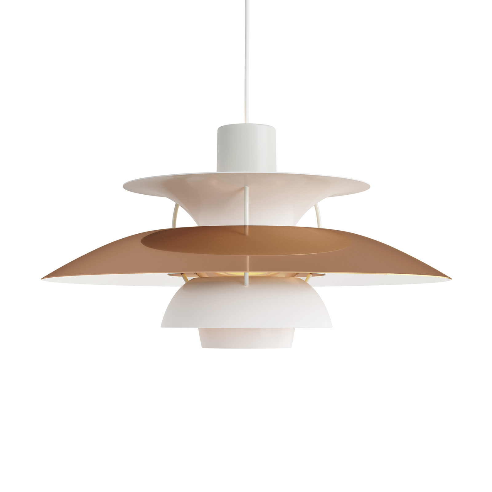 Louis Poulsen PH 5 Suspension Lamp in Copper, Brass 保羅漢寧森系列 四層次吊燈 - 紅銅, 黃銅特殊款 50 cm