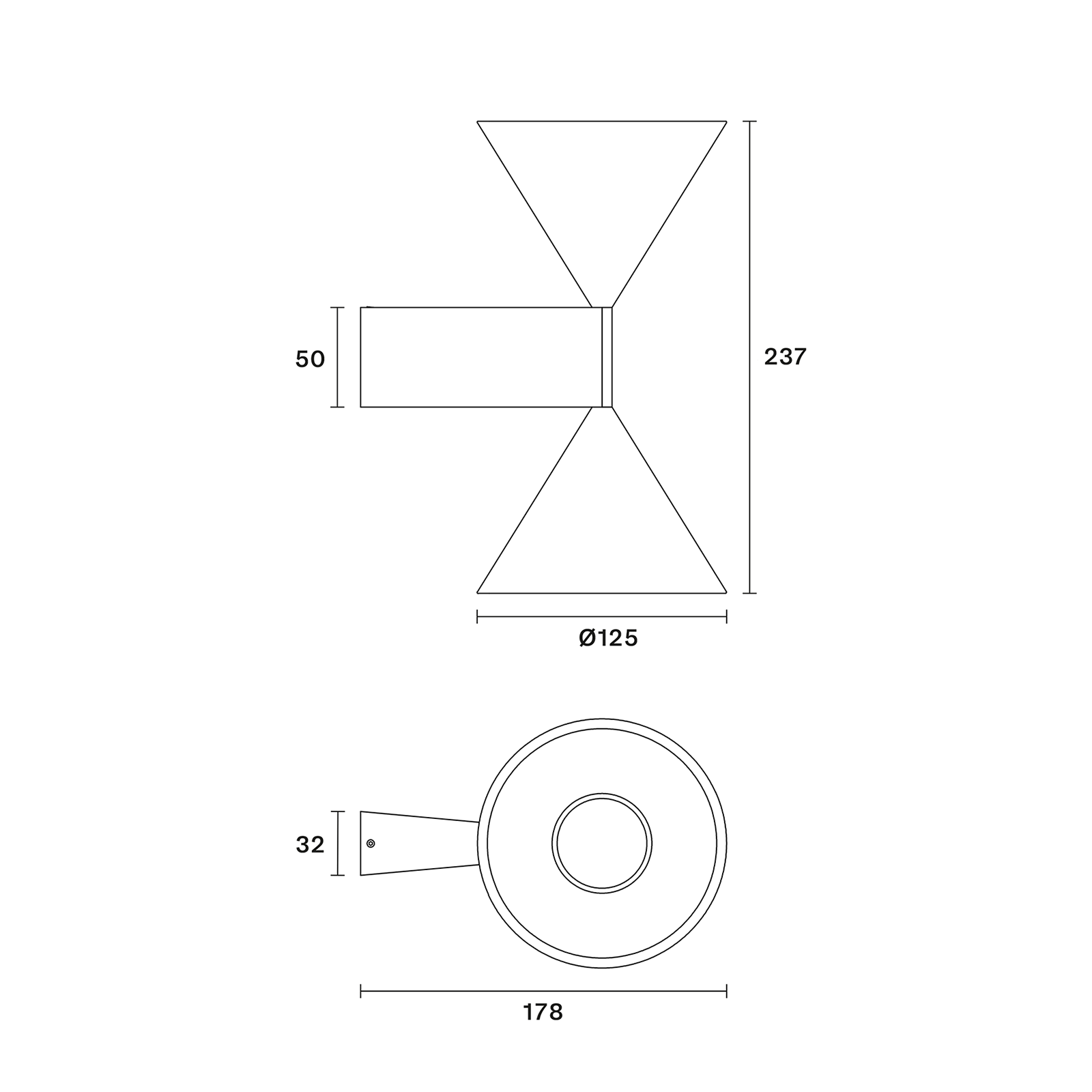 Pholc Apollo 24 Wall Lamp 阿波羅系列 金屬壁燈 - 雙燈款