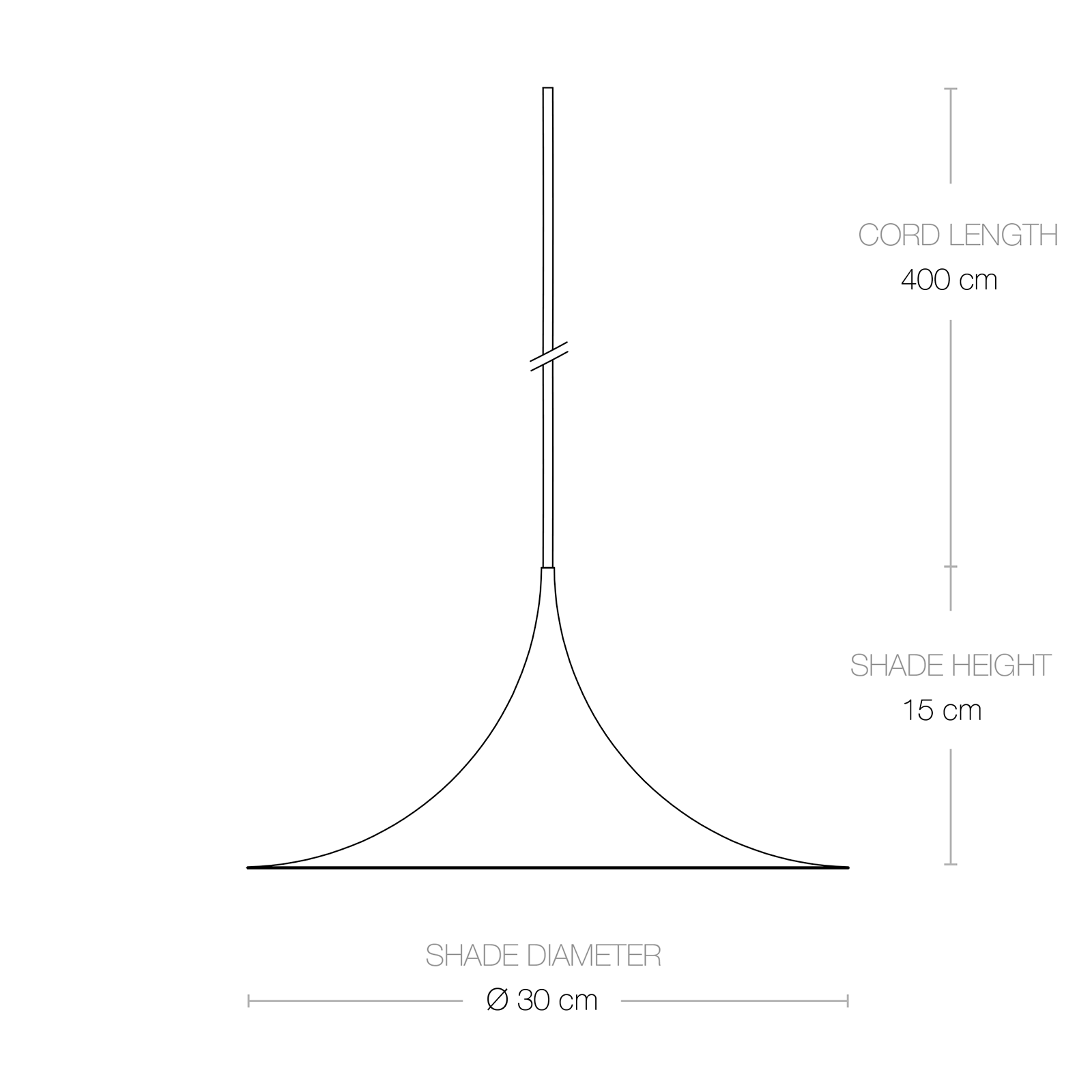 Gubi Semi Pendant 幾何弧線系列 金屬吊燈