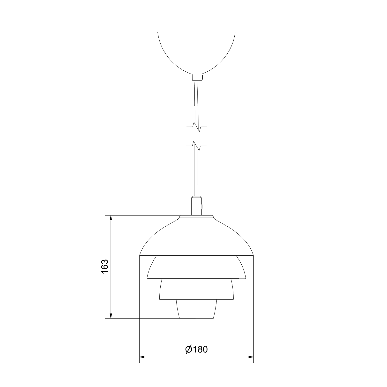 Belid Valencia Pendant 瓦倫西亞系列 多層次金屬吊燈