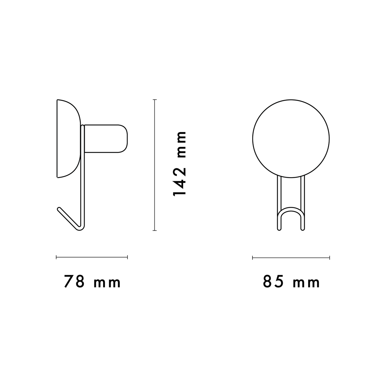 Woud Around Wall Hanger Large 依偎系列 原木壁面衣帽掛勾 大尺寸