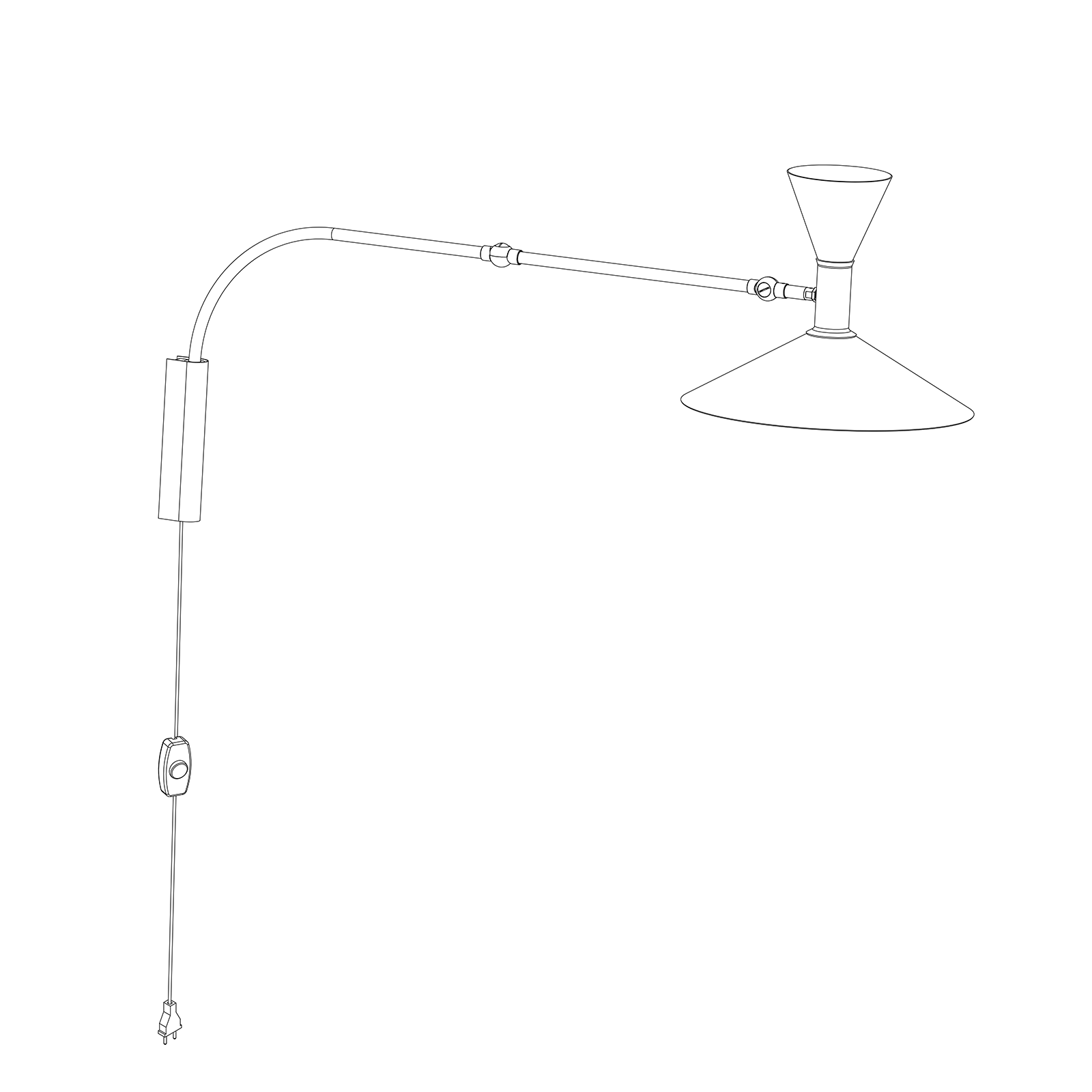 Nemo Lampe De Marseille Wall Lamp Mini 馬賽系列 金屬壁燈 - 小尺寸