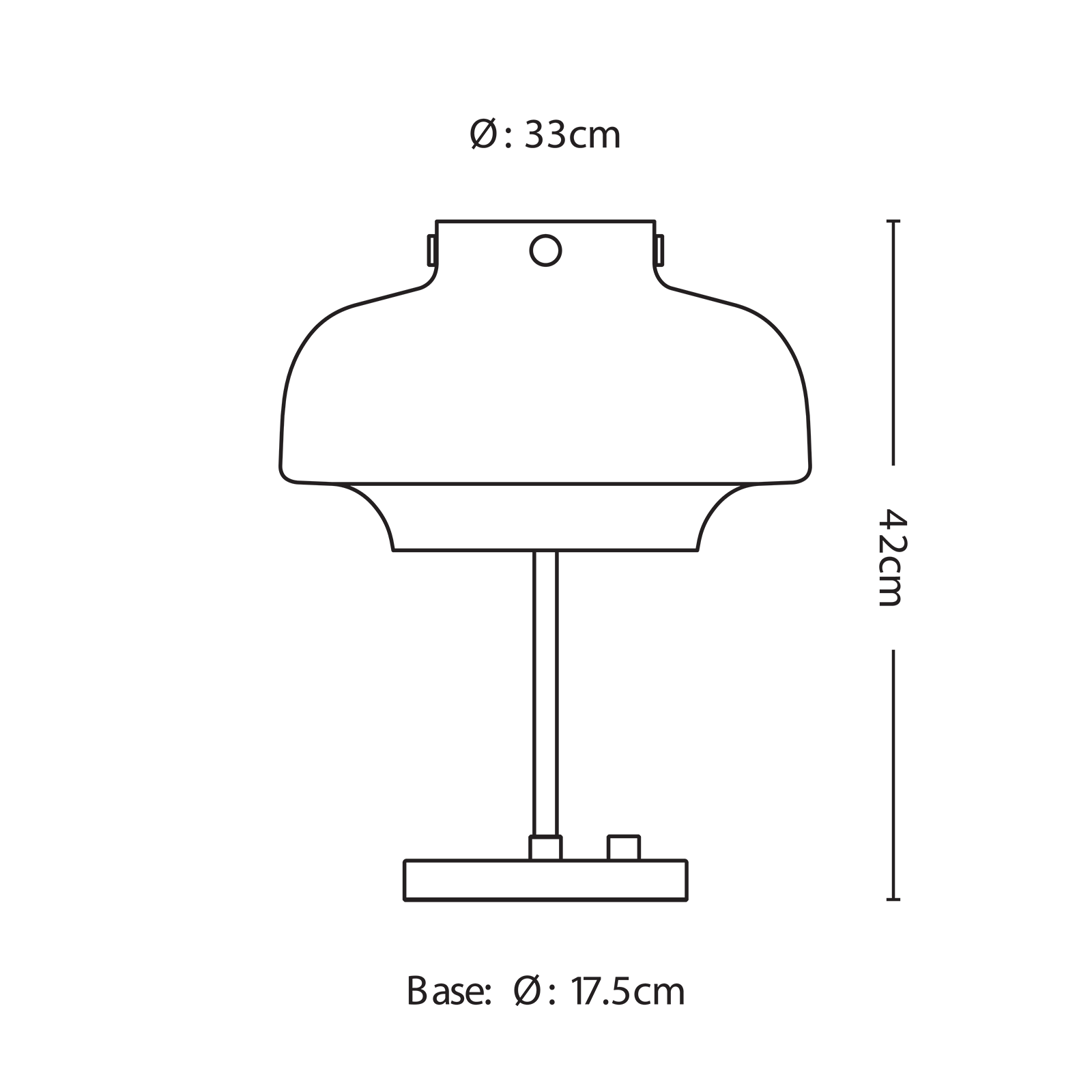 &Tradition Copenhagen SC13 Table Lamp 哥本哈根系列 圓潤桌燈