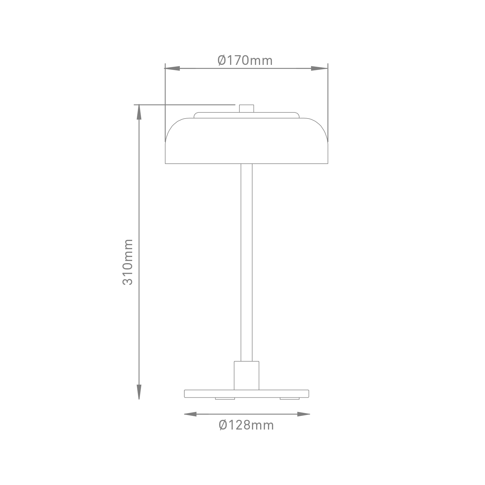 Nuura Blossi Table Lamp Small 布洛西系列 圓形桌燈 - 小尺寸