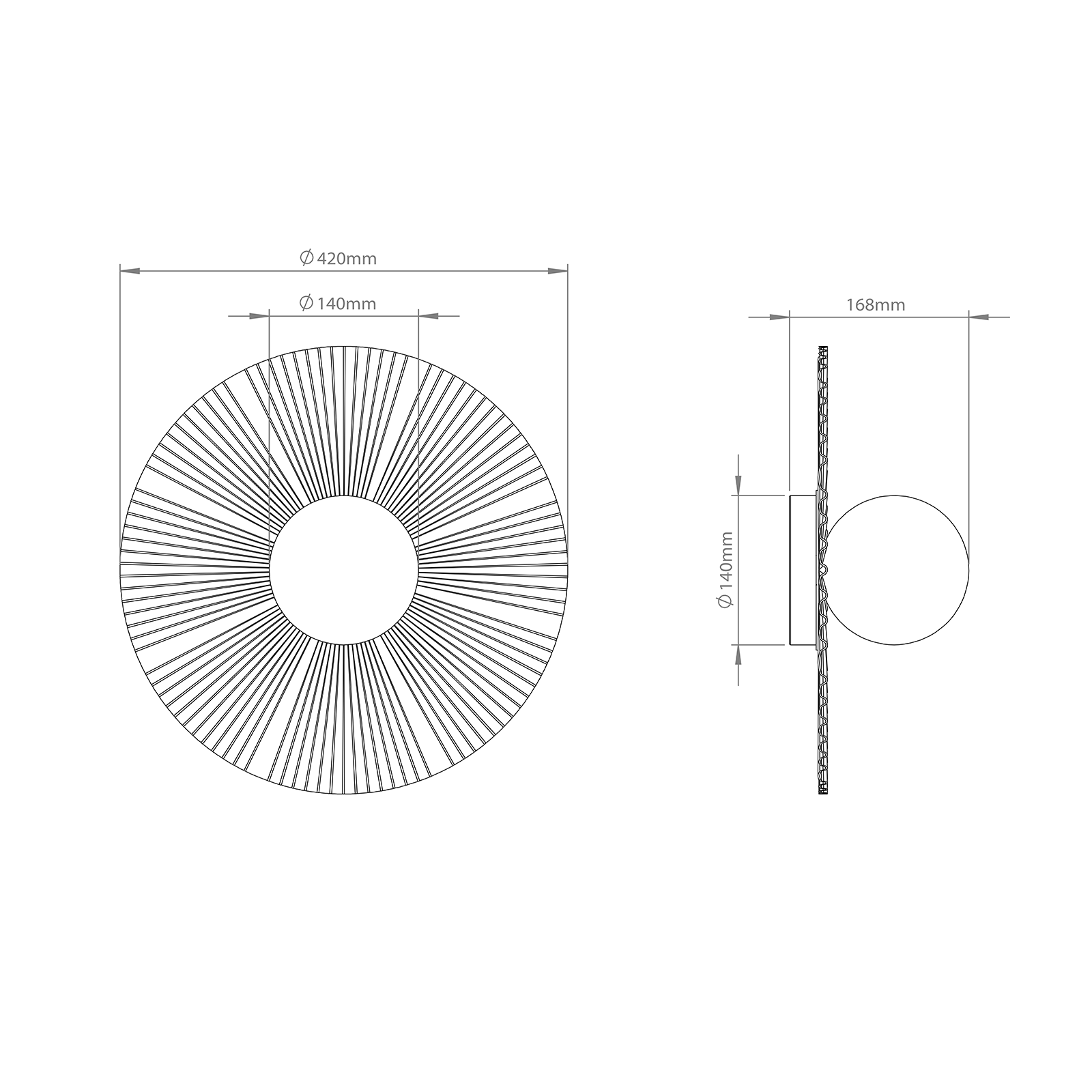 Nuura Liila Muuse Wall Lamp Medium IP44 莉拉繆斯系列 壁/頂燈 - 中尺寸