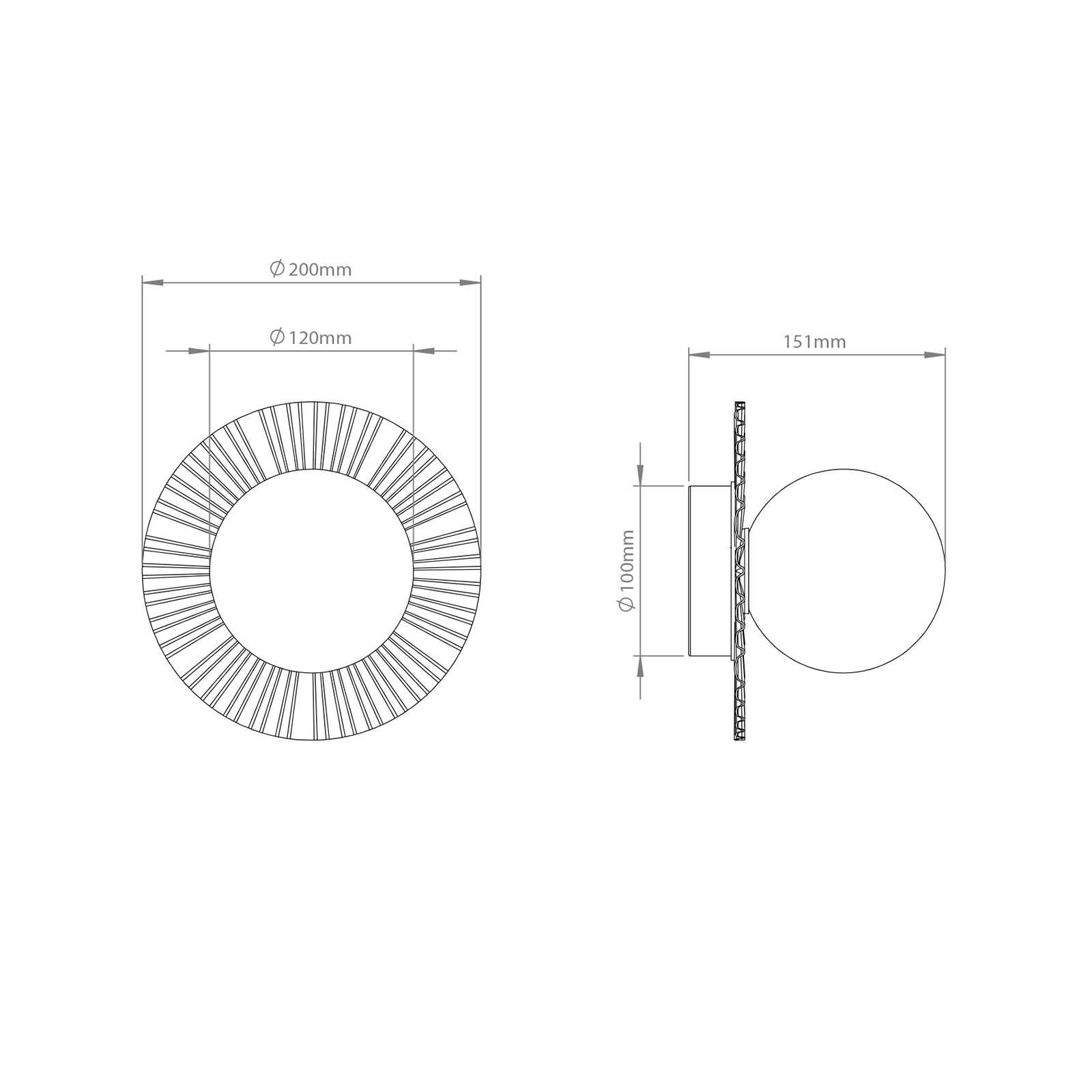 Nuura Liila Muuse Wall Lamp Small IP44 莉拉繆斯系列 壁/頂燈 - 小尺寸