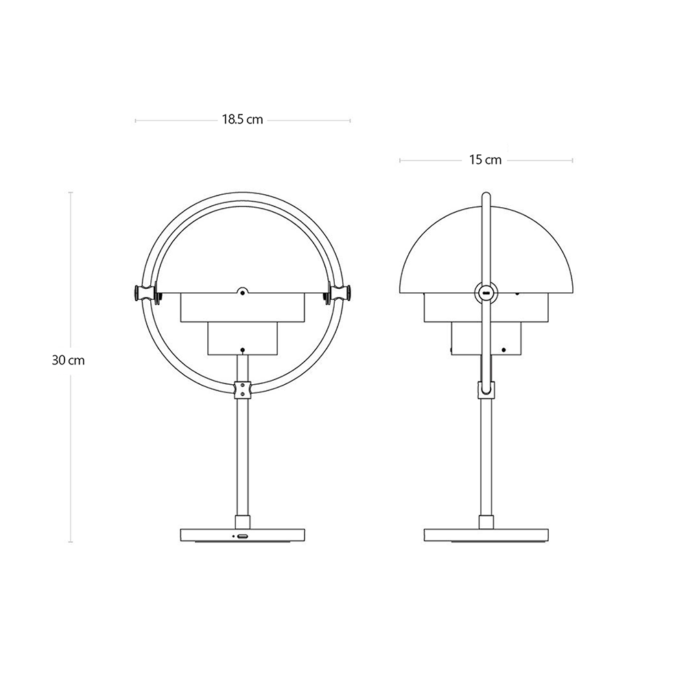 Gubi Multi-Lite Portable Lamp 莫迪系列 可攜式 充電桌燈【現貨特惠】