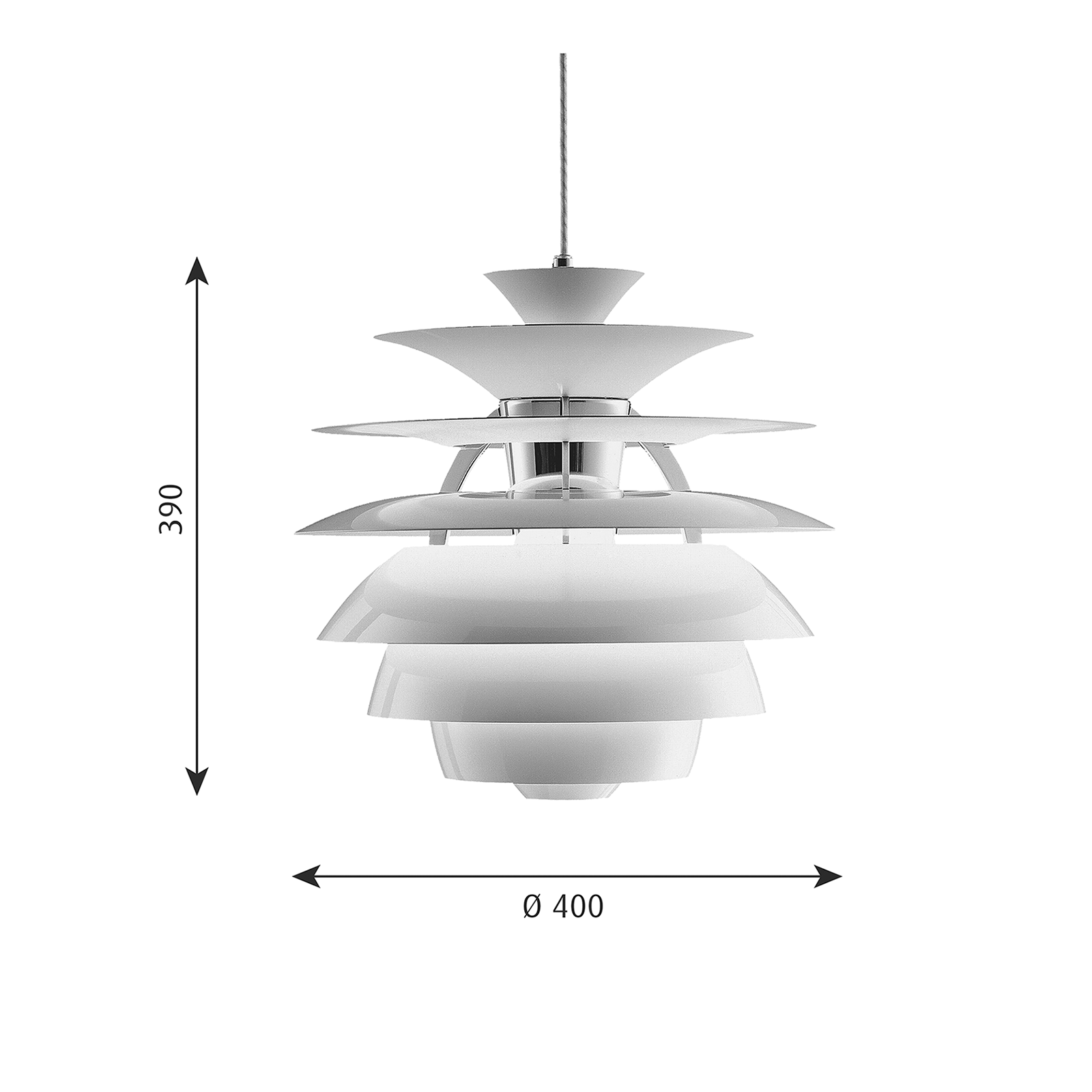 Louis Poulsen PH Snowball Suspension Lamp 雪球 金屬吊燈