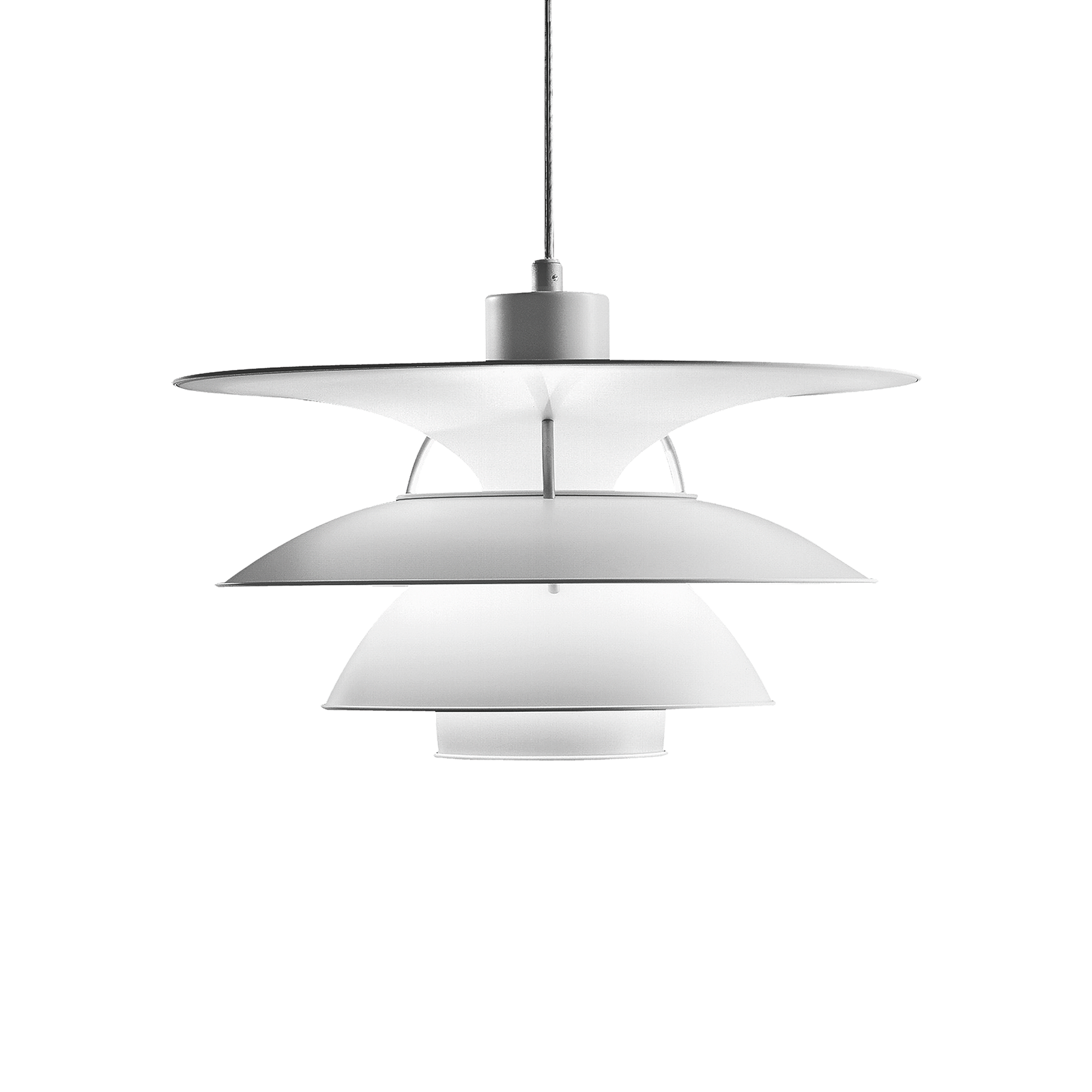 Louis Poulsen PH 5-4½ Pendant Lamp 保羅漢寧森系列 金屬貝殼 四層次吊燈 46.6 cm