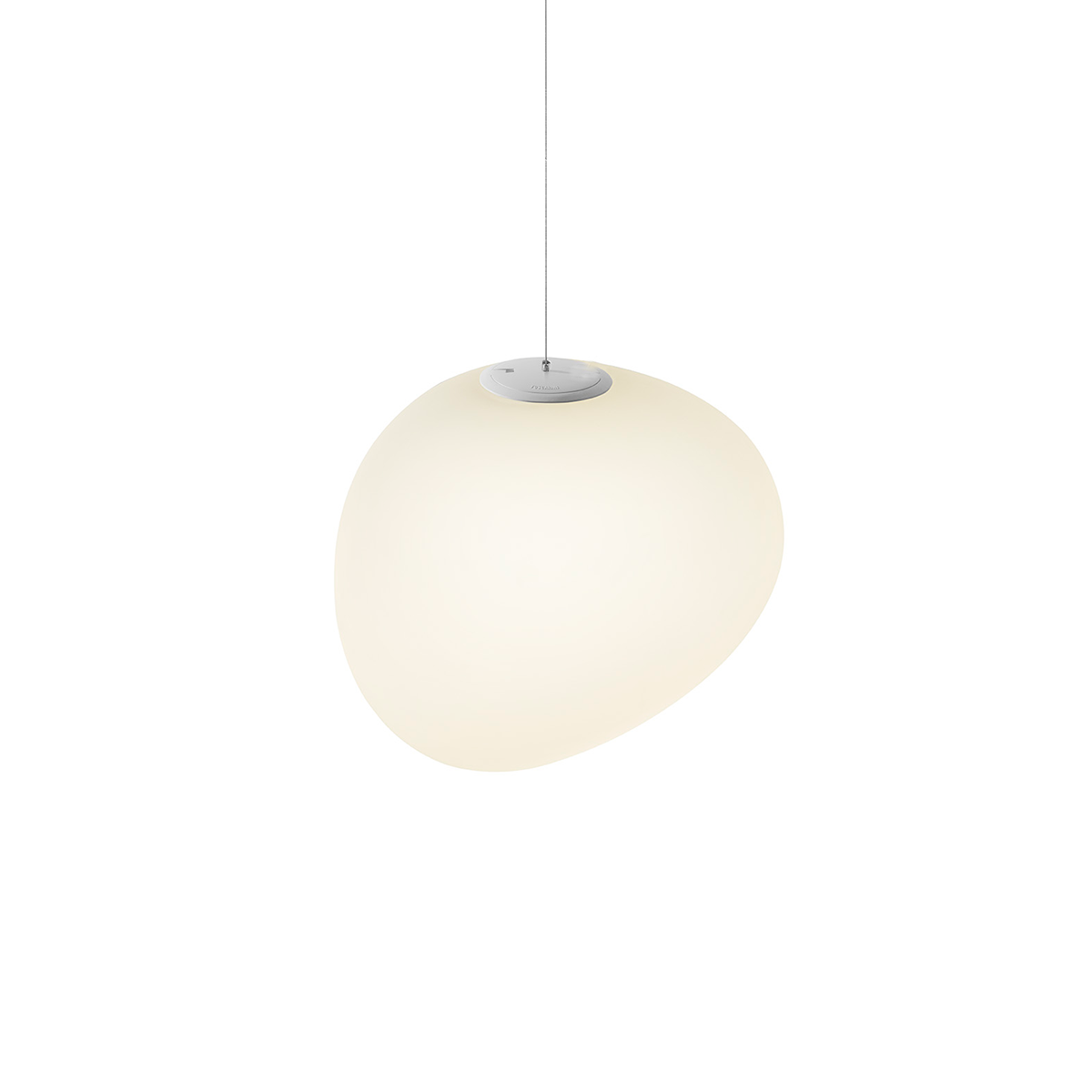 Foscarini Gregg Suspension Lamp in Small 重生系列 霧白玻璃吊燈 - 小尺寸 13 cm