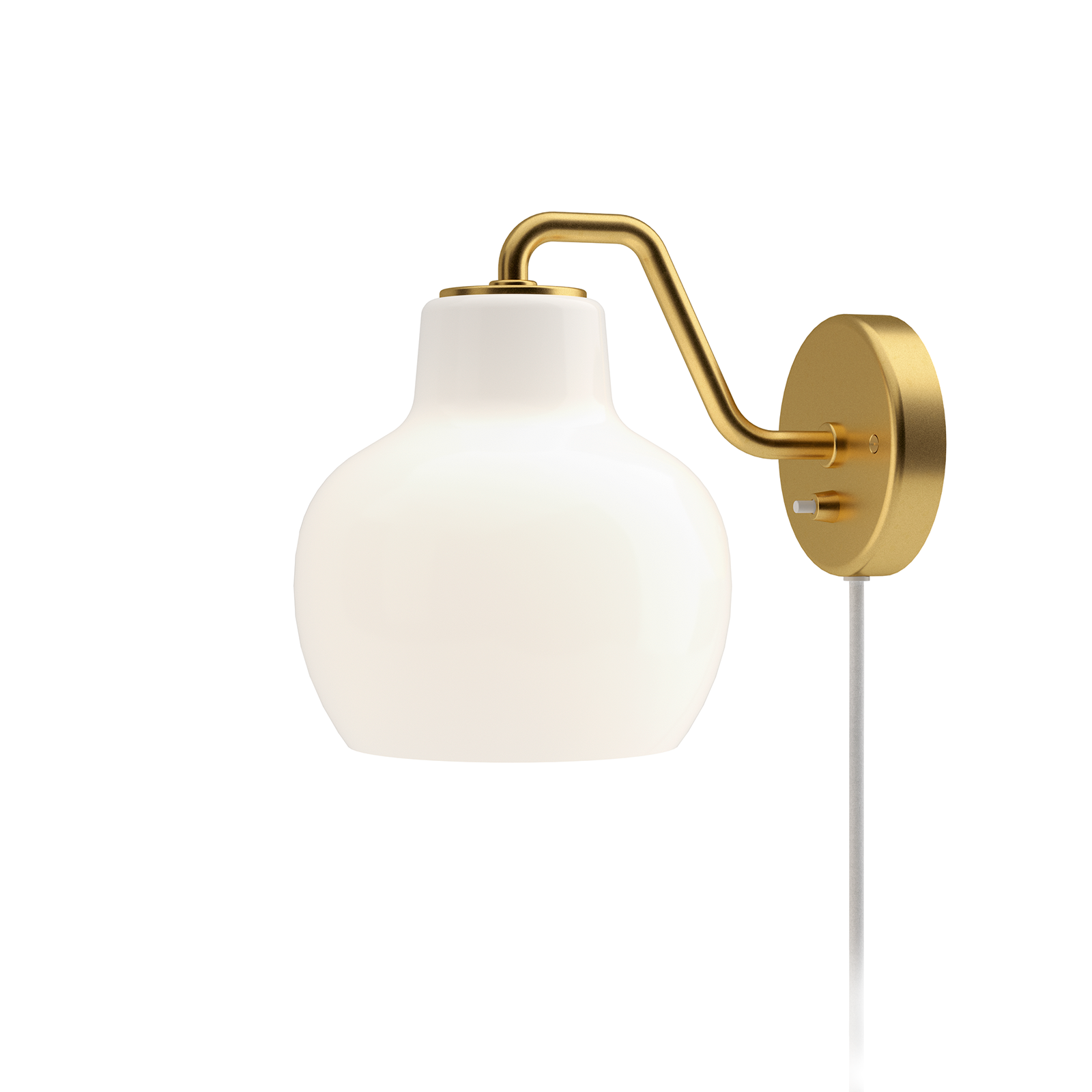 Louis Poulsen VL Ring Crown Wall Lamp 維爾勒經典系列 金色環冠 玻璃壁燈 - 單燈款