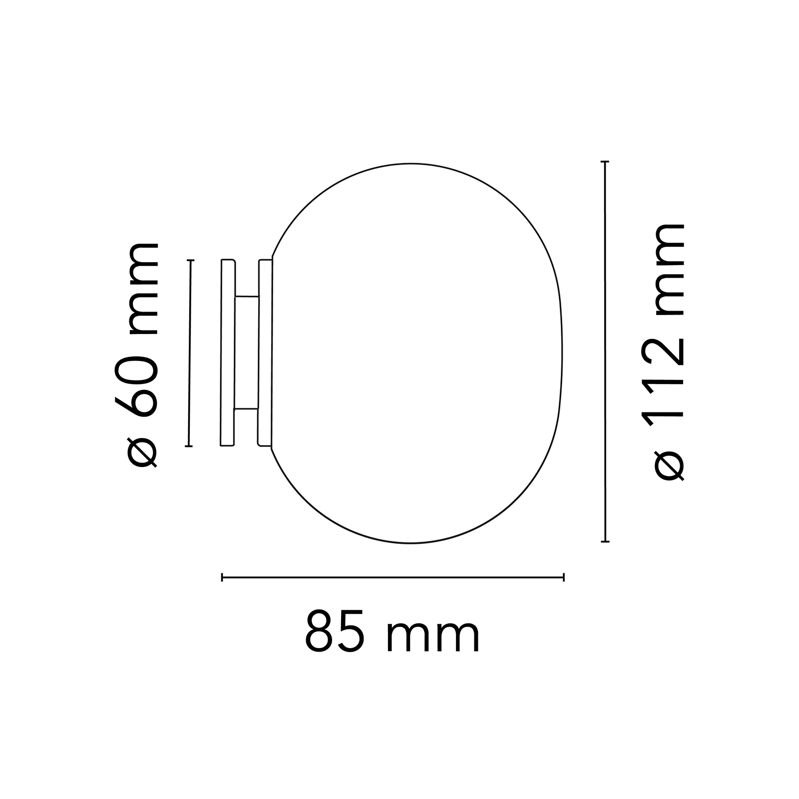 Flos Mini Glo-Ball C/W Ceiling Wall Lamp IP44 霧白雪球系列 玻璃壁燈 / 頂燈